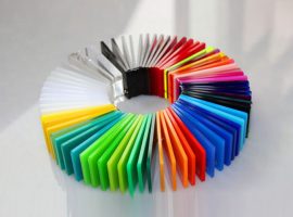 ფერადი Plexiglass