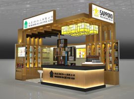 ლაზერული ფრაგმენტი აკრილის სავაჭრო შოუ